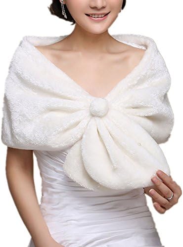 QLPJ Womens Fashion Sweet Wedding Gown Shawl Dress Shawl Bridal Accessory