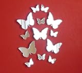 Butterfly Big Wings Mirrors Bundle 5 x 4cm and 8 x 2cm