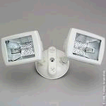 Cooper/Regent Twin Halogen Quartz Flood Lights White 150-Watt TMQ150W