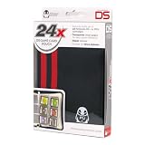 24X DS Game Cartidge Carrying Case (Black/Red) for Nintendo DS and 3Ds Cards.