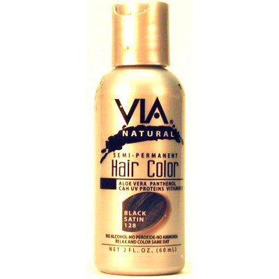 Via Natural Semi-Perm 59 ml Color #128 Black Satin (Haarfarbe) Preisvergleich