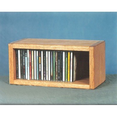 See 32 CD Wall Mount Storage Rack Finish: Clear