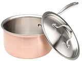 Calphalon Tri-Ply Copper 2-1/2-Quart Saucepan with Stainless Lid