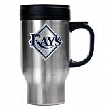Tampa Bay Devil Rays Stainless Steel Travel Mug  (Primary Logo)