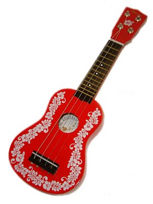 4 String Ukulele 17 Red