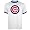 Chicago Cubs Logo Ringer T-Shirt by Majestic Athletic Select Size: Medium