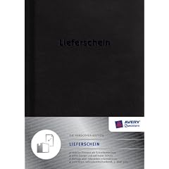 Avery Dennison Zweckform 1720D Lieferschein im edlen Hardcover-Einband
