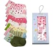 Robeez Infant Girls' Eco 9707 Cotton Socks
