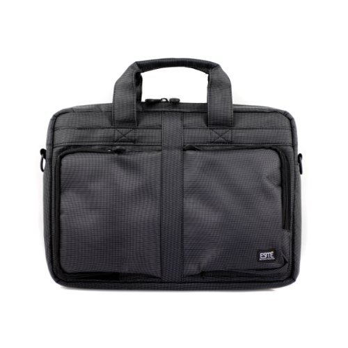 Black Multi-Pocket Dotted Notebook Case with Handle for Acer Chromebook on sale