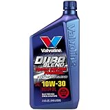 Valvoline VV296 DuraBlend SAE 10W-30 Semi-Synthetic Motor Oil - 1 Quart Bottle (Case of 6)