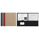 Oxford 78511 Twin Pocket Portfolios, Recycled, Red, 25/Box