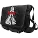 Bioworld Slipknot Bride Skeleton Print Black Canvas Mini Messenger Bag