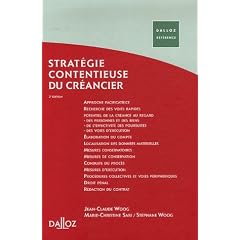Strat�gie juridique du cr�ancier