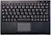 Electronics : Mini Bluetooth W/less K/board Touchpad Black 218 x 21 x 150mm