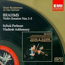 Great Recordings Of The Century - Brahms: Violin Sonatas nos 1 - 3 / Perlman, Ashkenazy