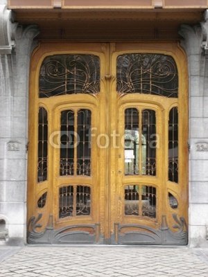 Wallmonkeys Peel and Stick Wall Decals - Porte Art Nouveau - 36