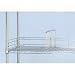Quantum Storage Systems SL14 Side Ledge for 14" Deep Wire Shelving Units, Chrome Finish, 1" Width x 14" Length x 4" Height