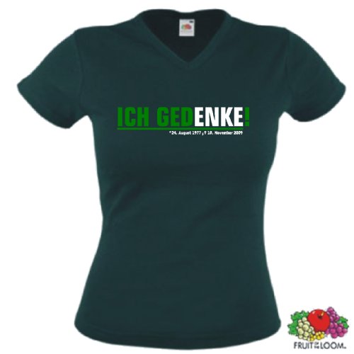 ROBERT ENKE GIRLIE SHIRT TOP HANNOVER 96 IN GEDENKEN s, schwarz, L