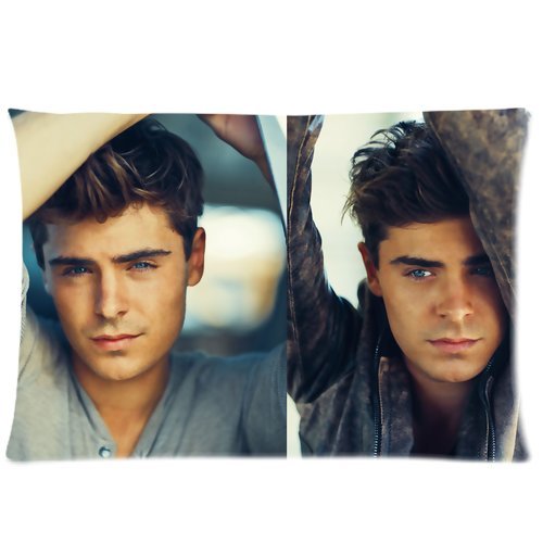 Zac Efron Pillowcase Standard Size 20