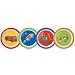 Crocodile Creek Vehicle Plates Set of 4