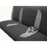 Type S SC12858B-6 Sport Cord Rear Bench Seat Cover