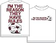 I'm The Reason They Have Rules Soccer Short Sleeve T-Shirt