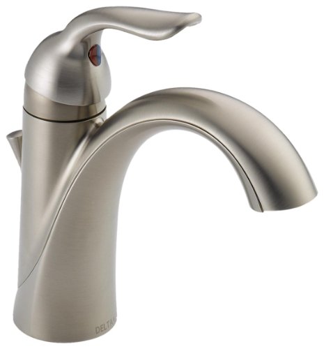 Delta Lahara 538-SSMPU-DST Single Handle Centerset Lavatory Faucet, Stainless