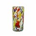  Hand Blown Confetti Shot Glasses - 2pc Set
