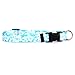 Yellow Dog Design Island Floral Blue Dog Collar Fits Neck 14 to 20