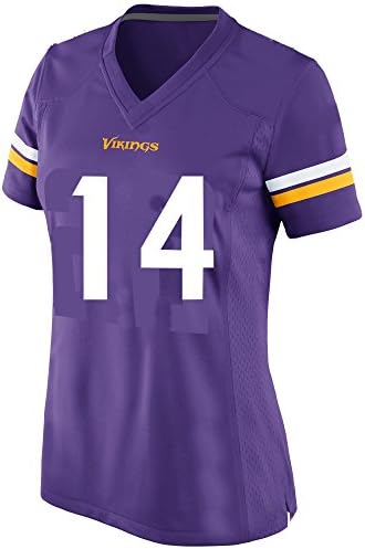 Women 14 Stefon Diggs Jersey Team Color Purple X-Large