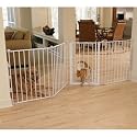 Carlson Flexi-metal Walk Through Gate with Small Pet Door