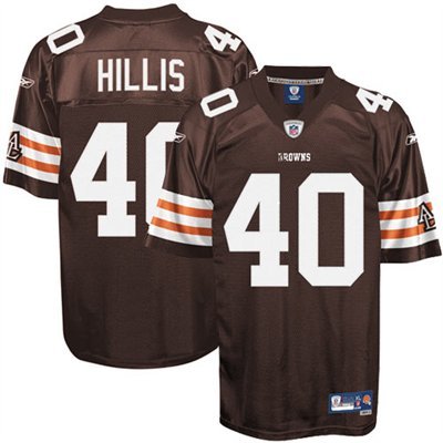 Reebok Peyton Hillis Cleveland Browns Brown Authentic Jersey Size 52