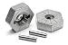 HPI Racing 86804 Hex Wheel Hub, 17mm, Silver