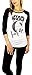 Star Wars Womens Baseball Raglan Tee White/Black