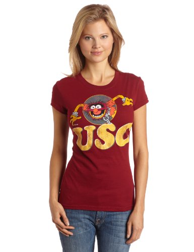 NCAA Women's USC Trojans Short Sleeve Tissue T-Shirt (Cardinal, X-Large)
