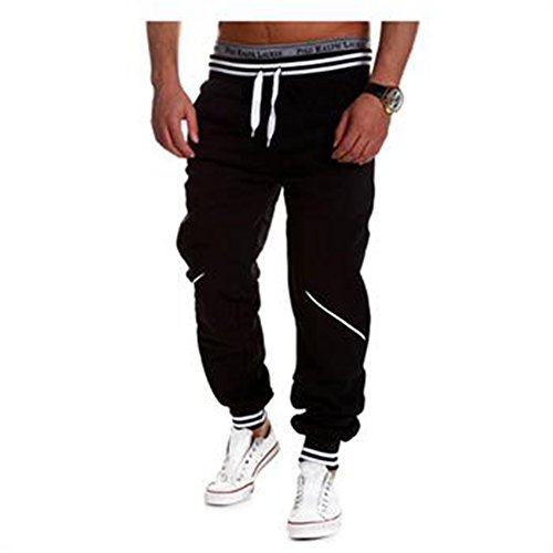 Chen Men's Harem Casual Baggy Hiphop Dance Jogger Sweatpants Trousers