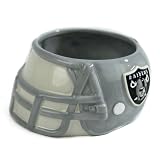 Pack of 2 NFL Oakland Raiders Multi-Functional Mini Ceramic Helmet Bowls 5"