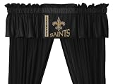 Best Quality Locker Room Valance - New Orleans Saints NFL /Color Black Size 88 X 14