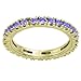 18k Gold Over Sterling Silver with Amethyst title=