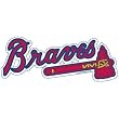 Atlanta Braves Team Logo MLB Car Magnet
