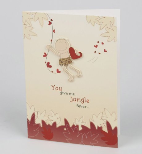 Tarzan Handcrafted Valentine Card