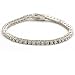 4.5 Carat Sterling Silver CZ Tennis Bracelet