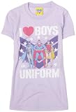 Junk Food Girls 7-16 I Heart Boys In Uniform Tee