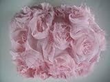 Pink Chiffon Roses and Ruffles Baby Bloomers