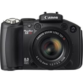 Bundle: Canon S5 IS Digital Camera 8MP Zoom + 4pcs Ni-Mh Batteries+ Fast Charger