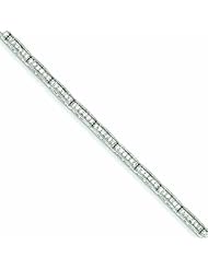 1.1 Carat 14K White Gold Diamond Fancy Bracelet