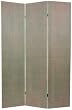 Solid Room Divider - 6 ft. Wood & Bamboo Matchstick Folding Privacy Floor Screen - Black 3, 4, 5, or 6 Panels