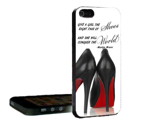 Give a Girl Shoes Red Bottoms Marilyn Monroe Quote iPhone 6 RUBBER (TPU) Back Case Cover by FutureSales