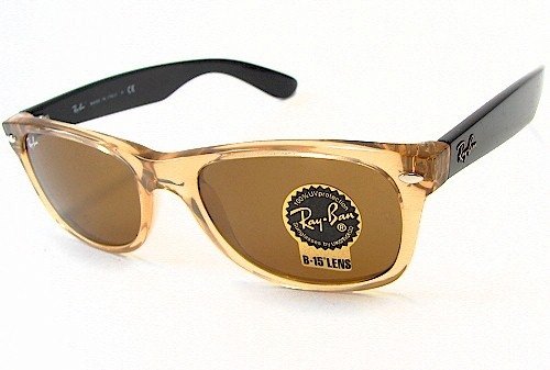 Ray Ban RB 2132 Wayfarer Sunglasses RayBan RB2132 Black Beige 945 product image