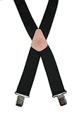 Tandy Heavy Duty 2 inch Clip-End Work Suspenders for Tool Pouches